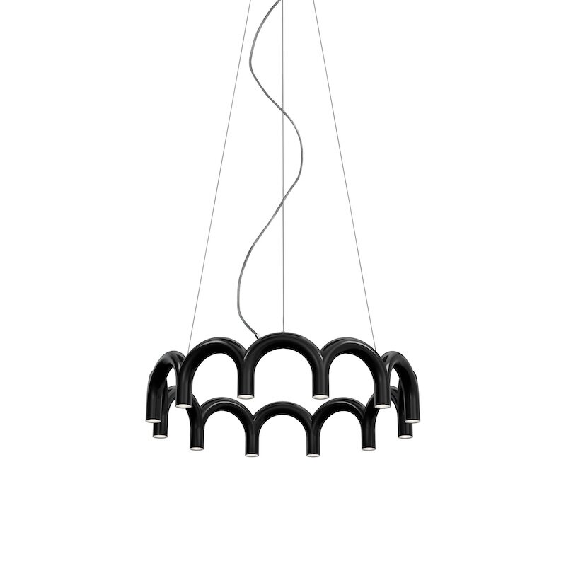 Oblure - Arch Circle 98 taklampa svart