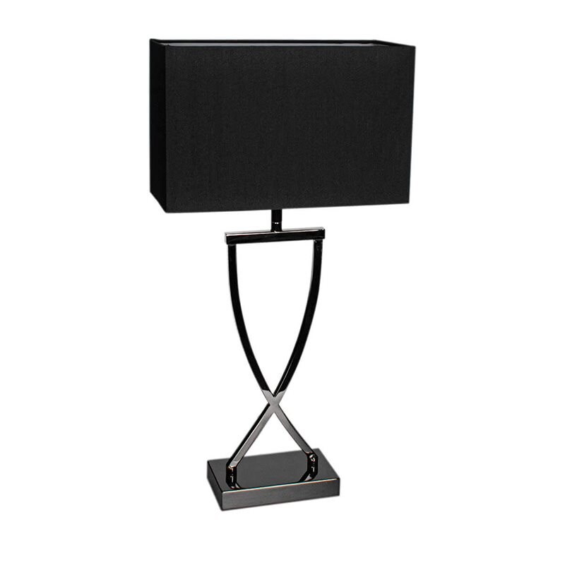 Omega Bordslampa Svart/Krom 52 cm