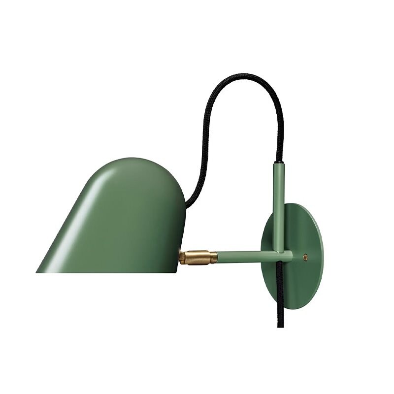 Örsjö Belysning Streck vägglampa kabel tallgrön