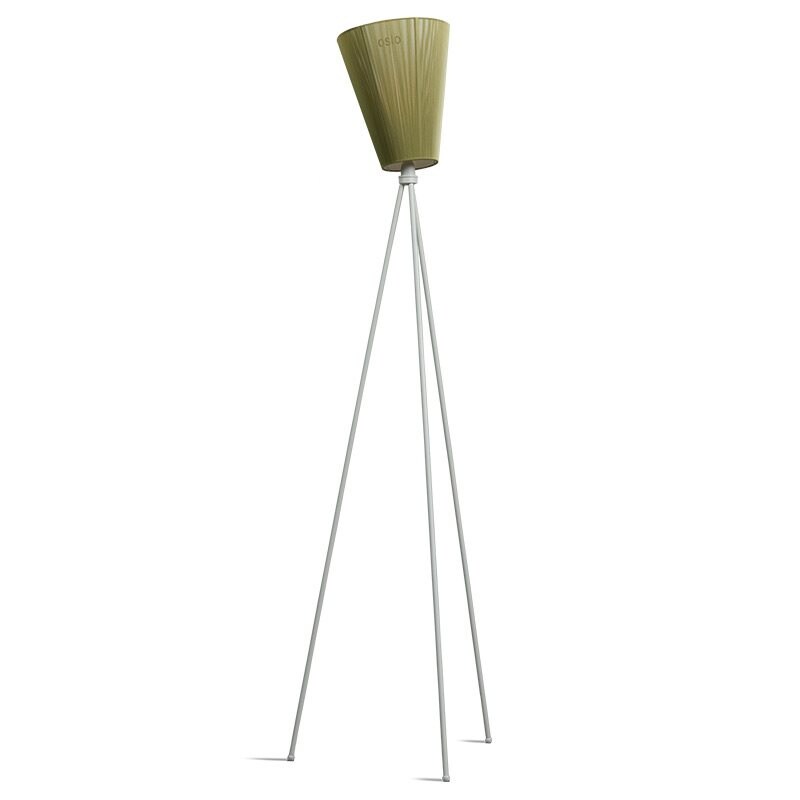 Northern - Oslo Wood Golvlampa ljus grått stativ
