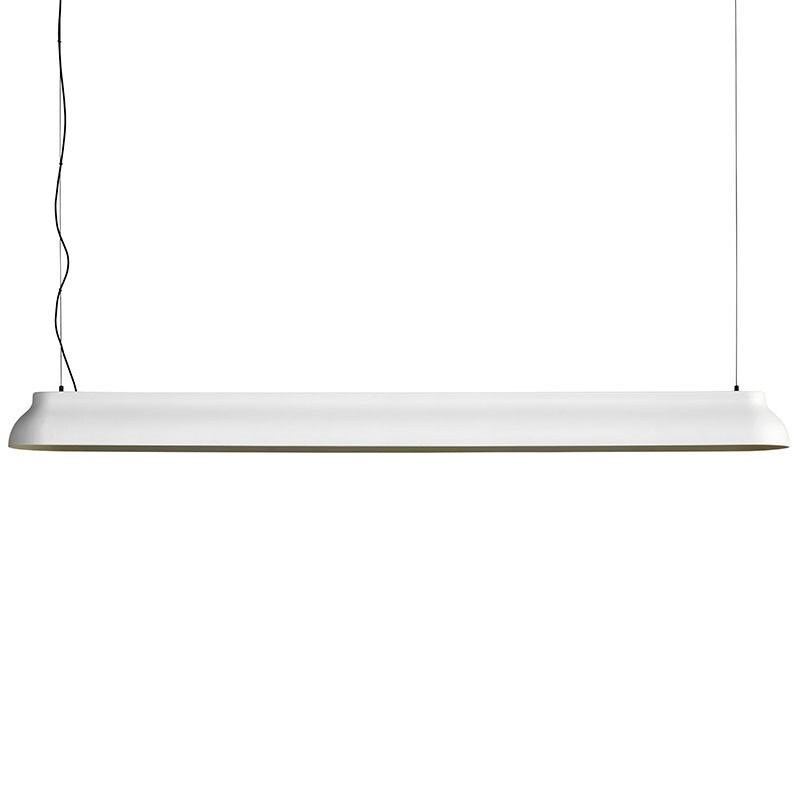 PC Linear taklampa cream white