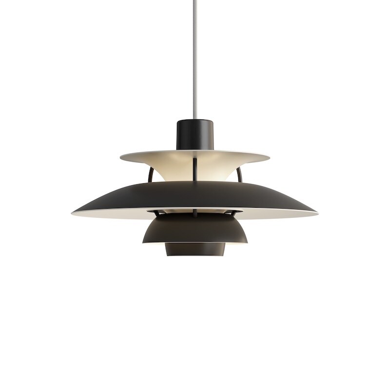 Louis Poulsen - PH 5 mini taklampa monochrome black