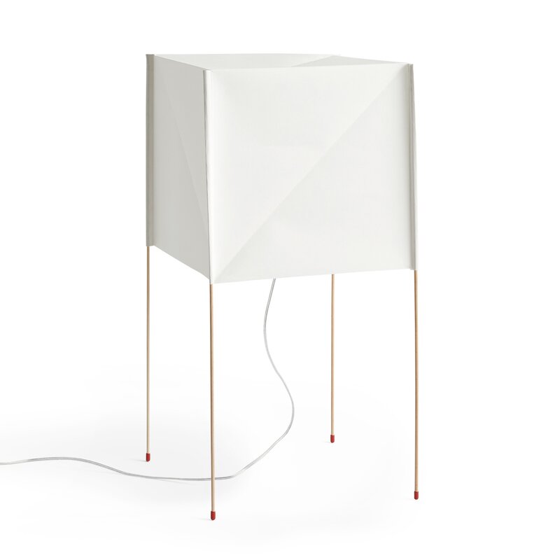 HAY - Paper cube golvlampa white