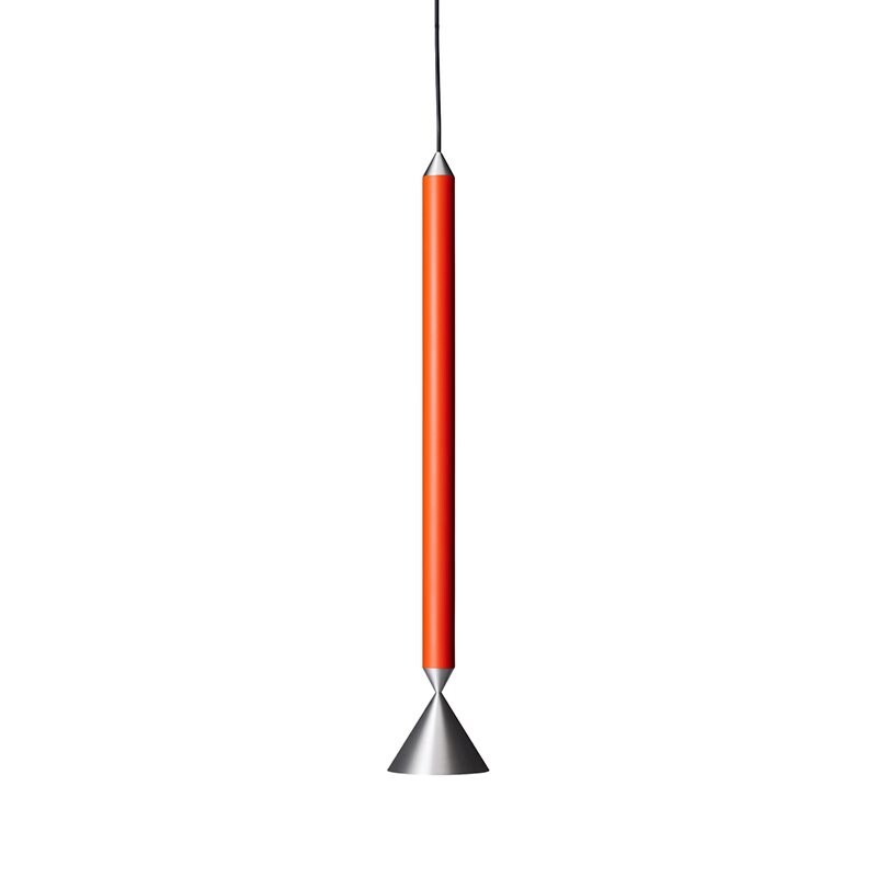 Pholc - Apollo 59 taklampa red orange/aluminium (GU10)