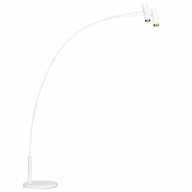 Puls 2-låg golvlampa matt vit