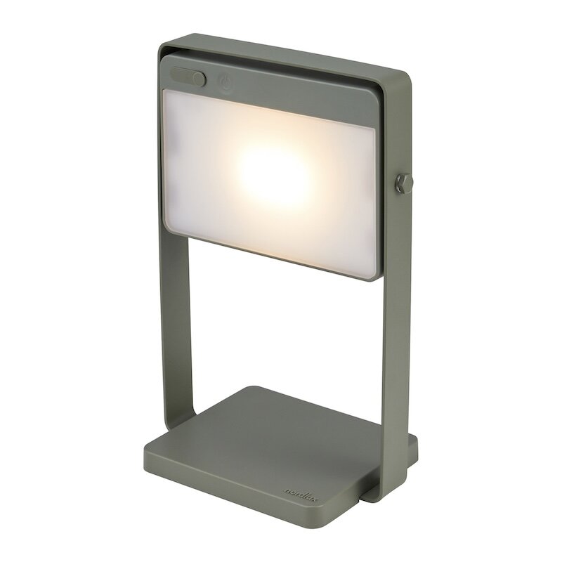 Saulio Solcell portabel bordslampa olivgrön