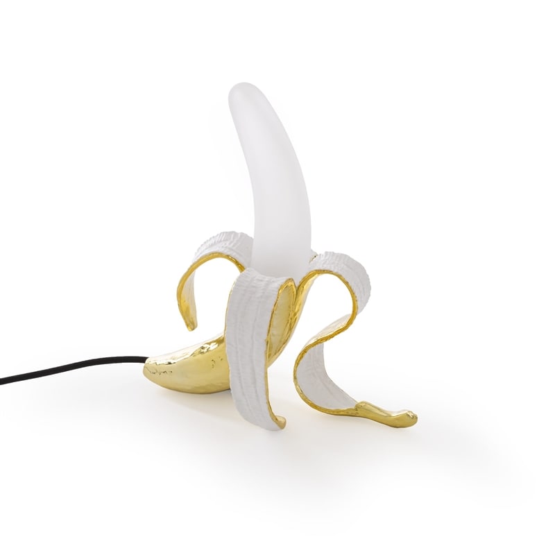 Seletti - Banana Lamp bordslampa Louie guld