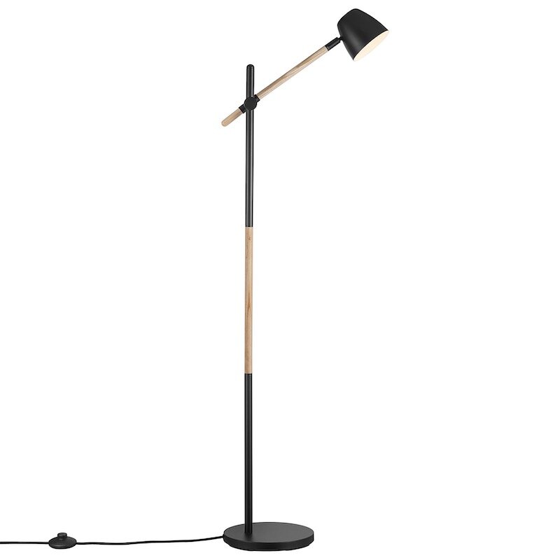 Theo golvlampa svart