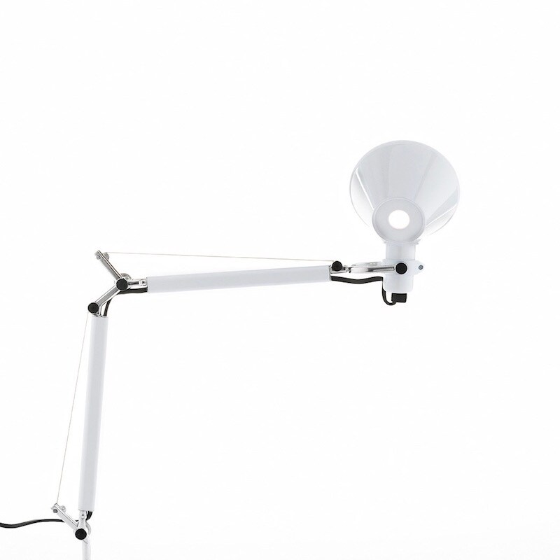 Tolomeo micro klämlampa vit