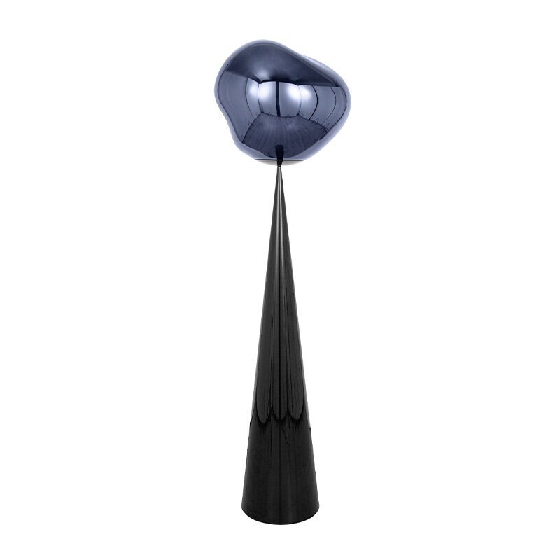 Melt Cone Fat golvlampa Smoke