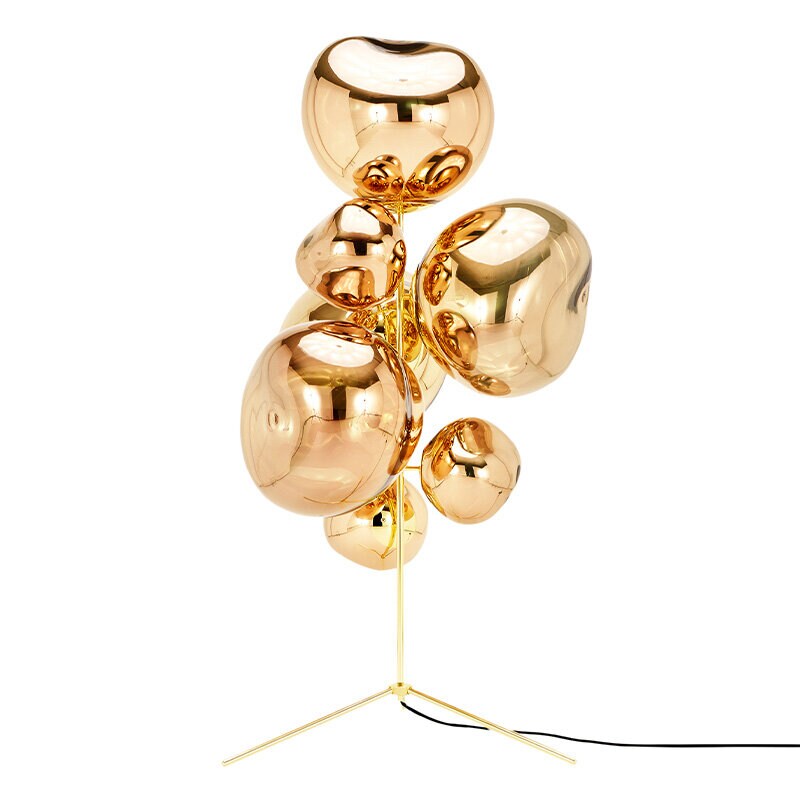 Tom Dixon - Melt Chandelier golvlampa guld