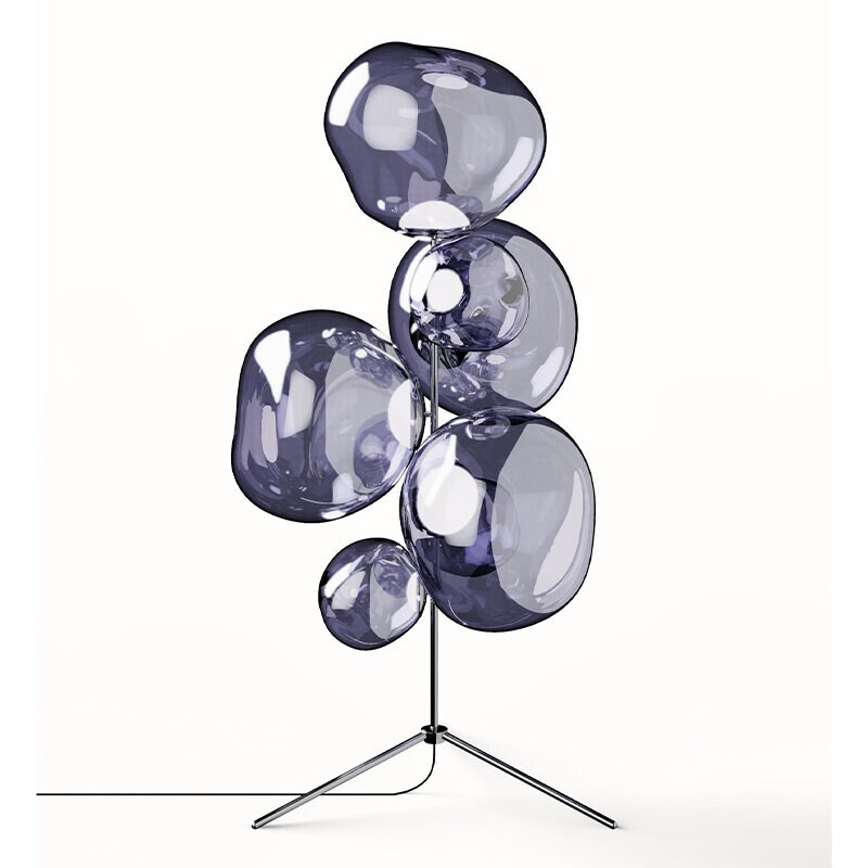 Melt Chandelier golvlampa Smoke