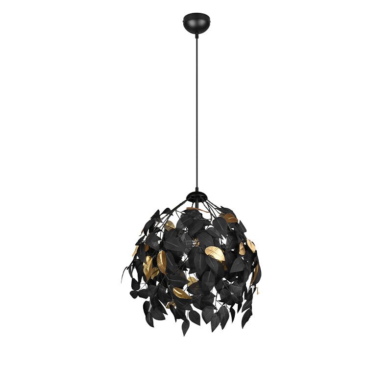 Trio Lighting - Leavy Ø38 taklampa matt svart
