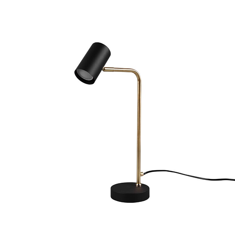 Trio Lighting - Marley bordslampa borstat mässing/matt svart
