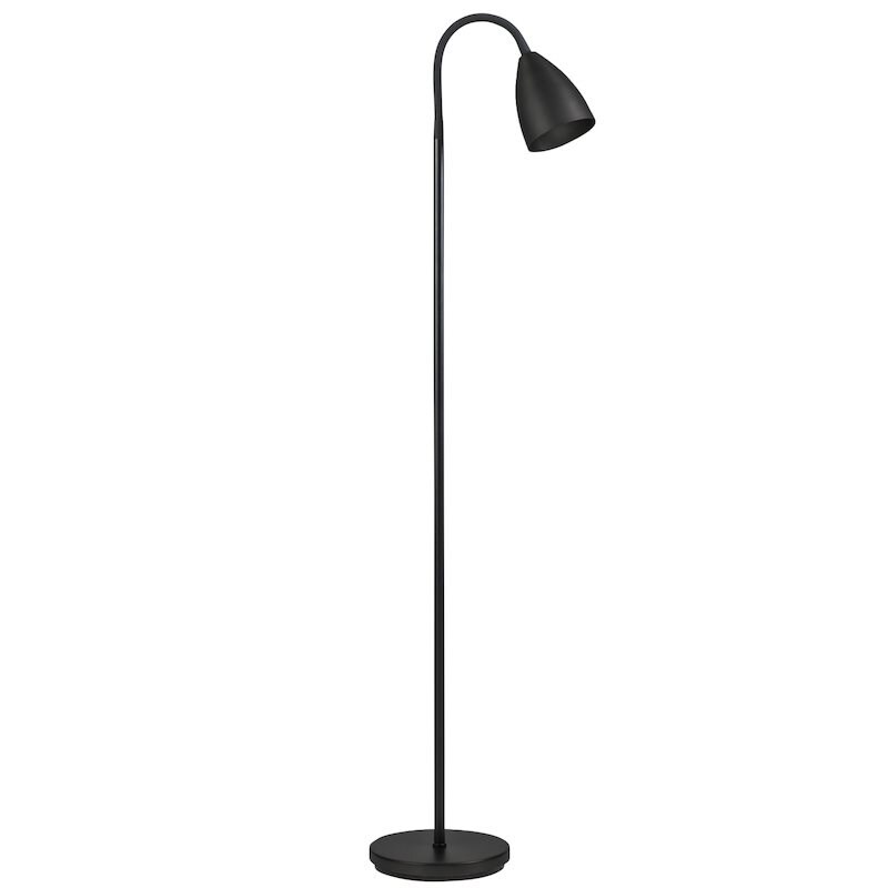 Trotsig golvlampa mattsvart