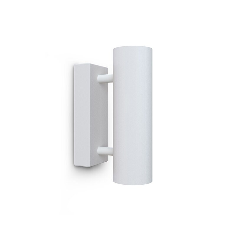 Tyson vägglampa upp&ner fast installation vitstruktur