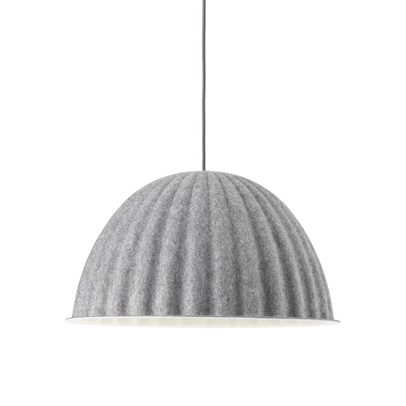 Under the bell Ø 82 taklampa grå