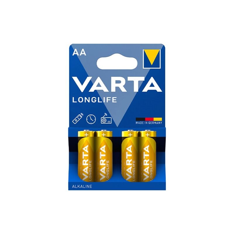VARTA - Longlife AA batteri 4-p