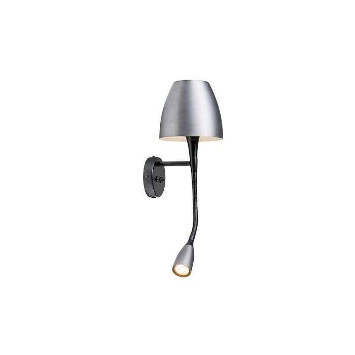 Anemon vägglampa oxidgrå