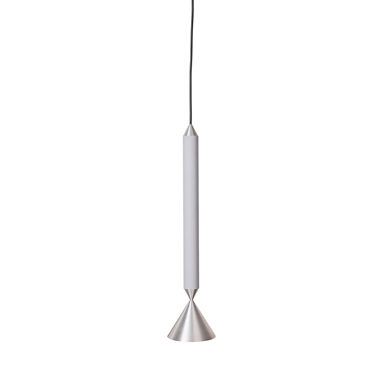 Apollo 39 taklampa light grey/aluminium
