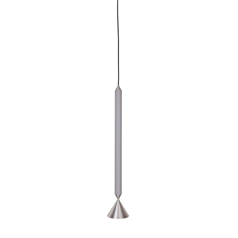 Apollo 59 taklampa light grey/aluminium