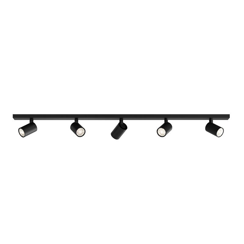 Ascoli five bar spotlight matt svart