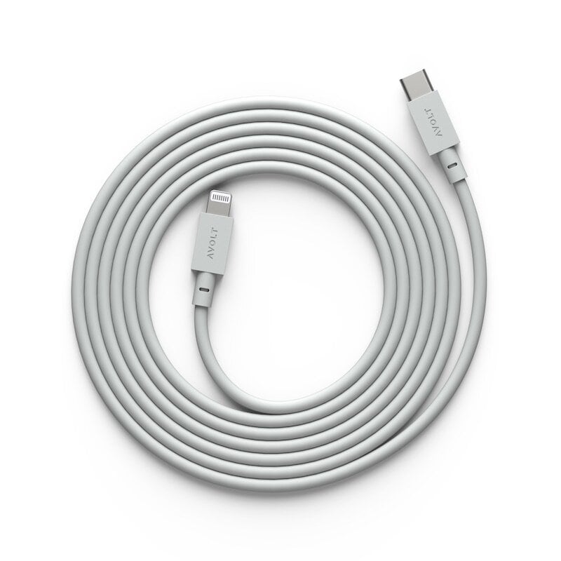 Avolt - Cabel 1 USB-C to lightning 2m gotland grey
