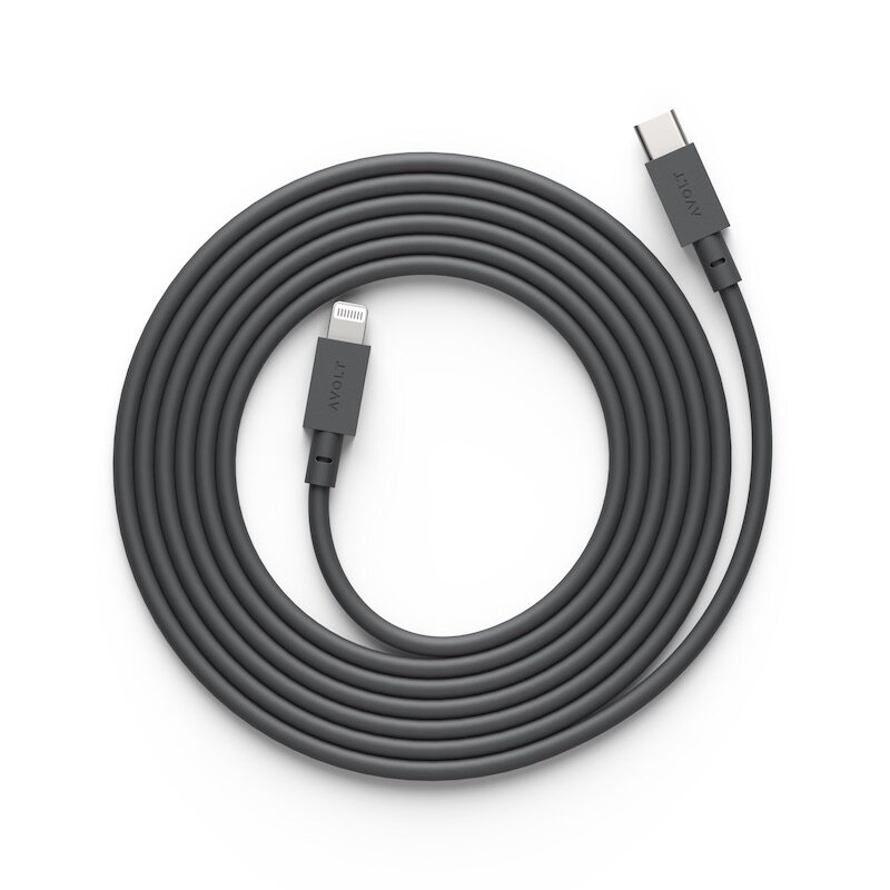 Cable 1 USB-C to Lightning Charging Cable 2m Stockholm Black