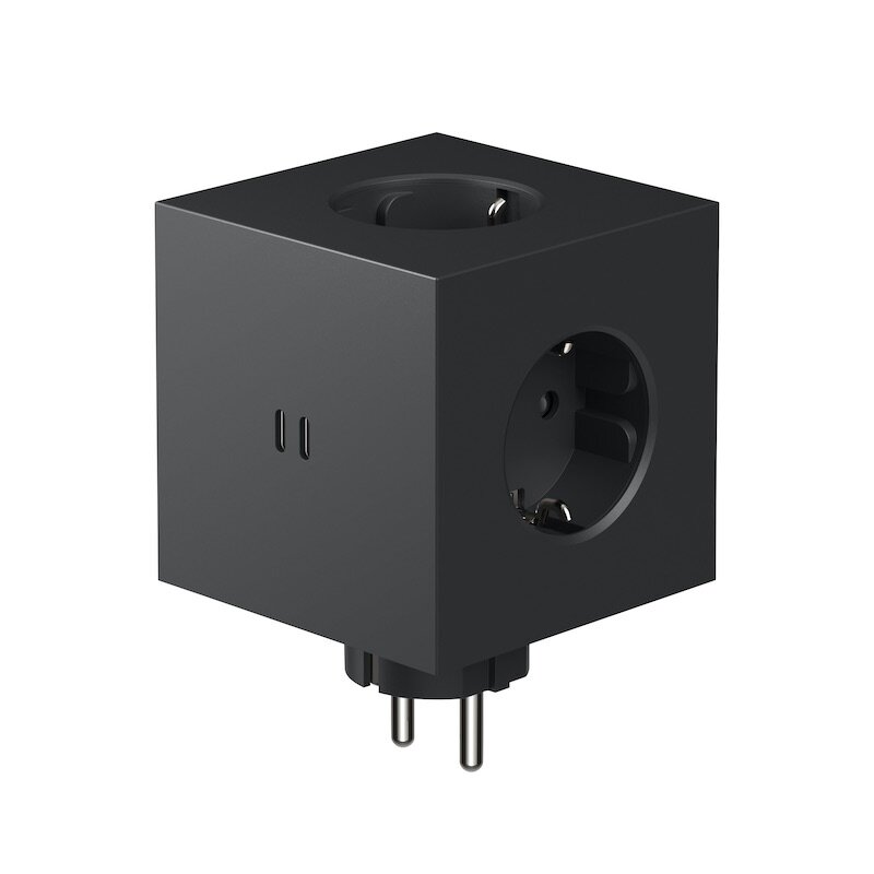 Avolt - Square 2 grenuttag 30W Dual USB-C Stockholm Black