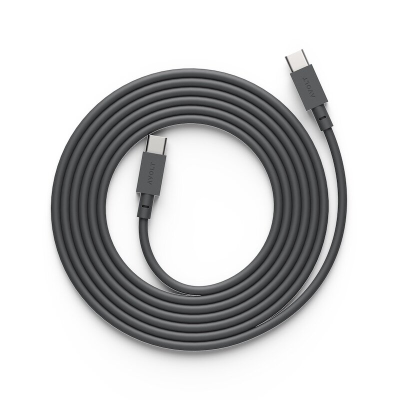 Avolt - Cabel 1 USB-C to USB-C 2m stockholm black