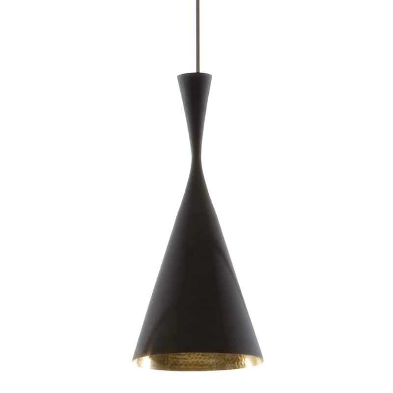 Beat Tall taklampa svart Tom Dixon Norrmalms Elektriska Beat Light Stout Taklampa Svart Tom Dixon