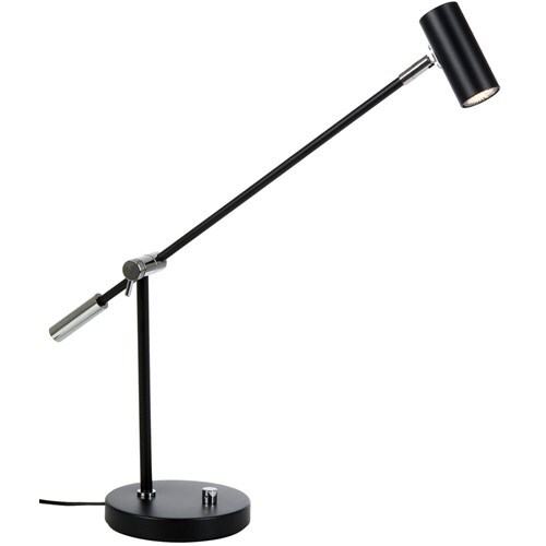 Cato bordslampa mattsvart/krom (utgår)