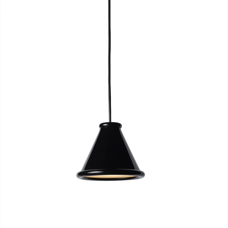 Belle Ø15 taklampa glossy black