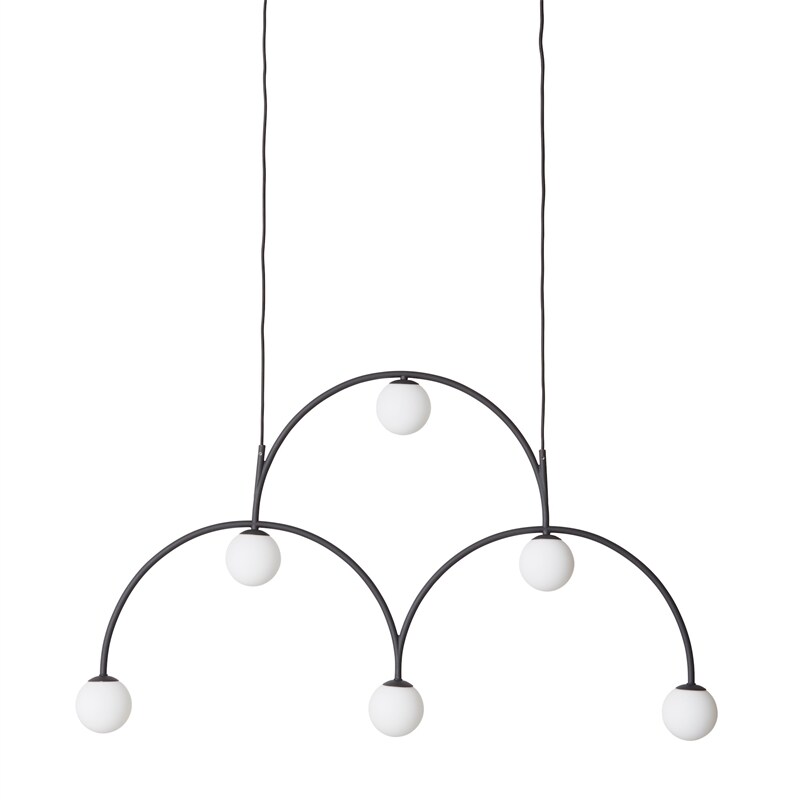 Pholc - Bounce 116 Pendant lamp Black, opal