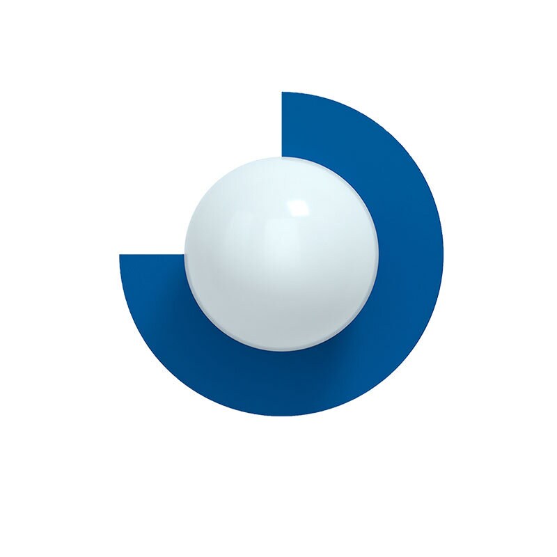 Swedish Ninja - Candy big circle 270 L vägglampa Electric Blue