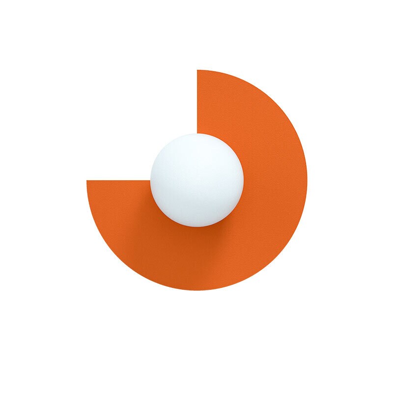 Candy big circle 270 S vägglampa Zesty Orange