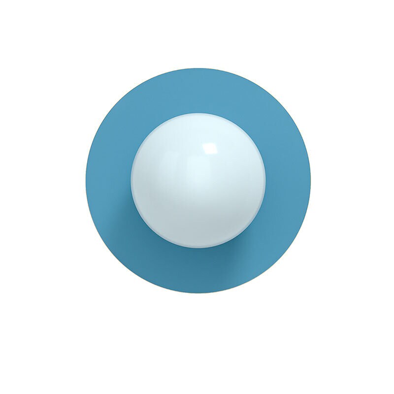 Candy big circle 360 L vägglampa Scandi Blue