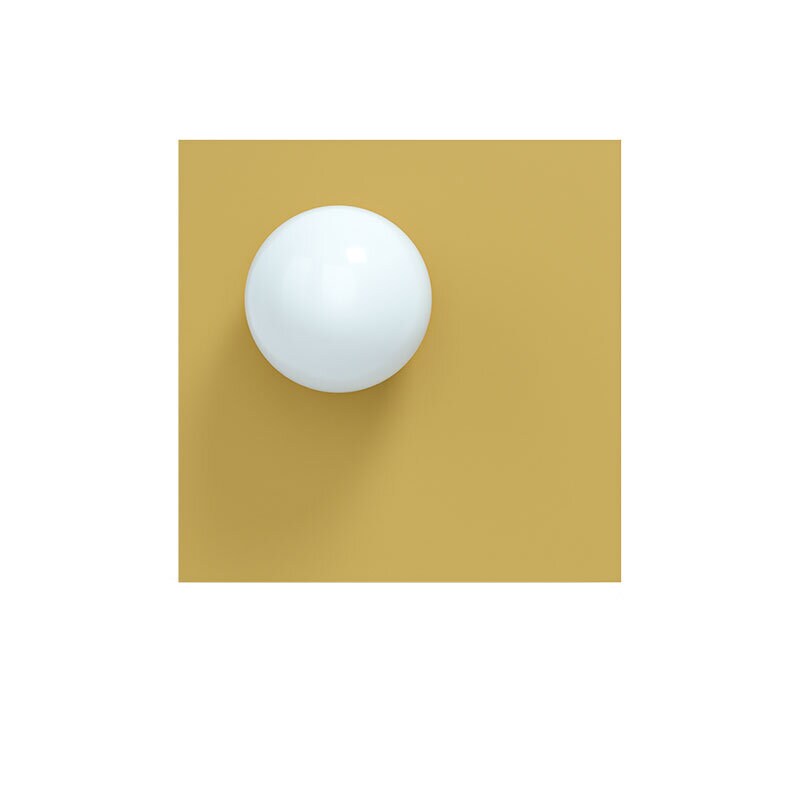 Swedish Ninja - Candy big square S vägglampa Sandcastle Ochre