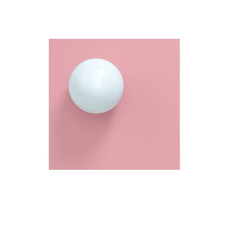 Swedish Ninja - Candy big square S vägglampa Bubblegum Pink