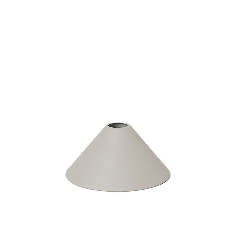 Ferm Living - Collect Cone lampskärm ljusgrå