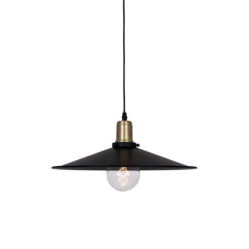 Disc taklampa svart