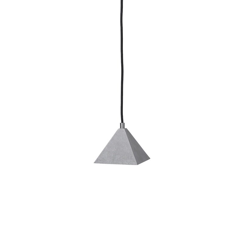 Ferm Living - Kare taklampa tumbled stainless steel