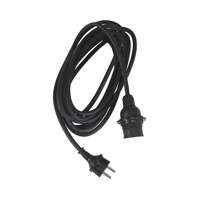 PR Home - Flex out E27 lampupphäng utomhus 5 m svart