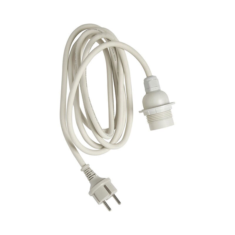 PR Home - Flex out E27 lampupphäng utomhus 5 m vit