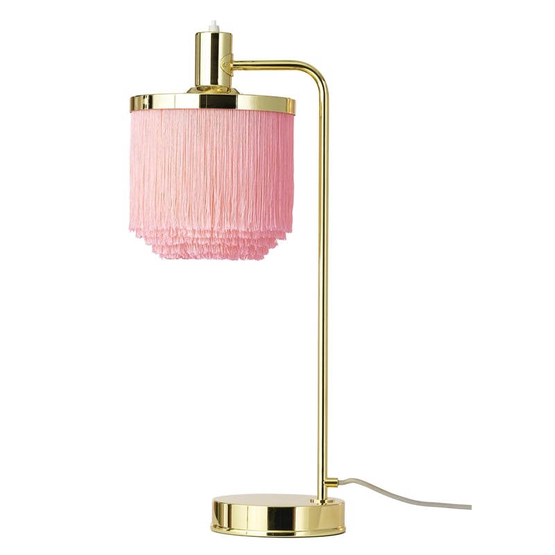 Warm Nordic - Fringe bordslampa pale pink