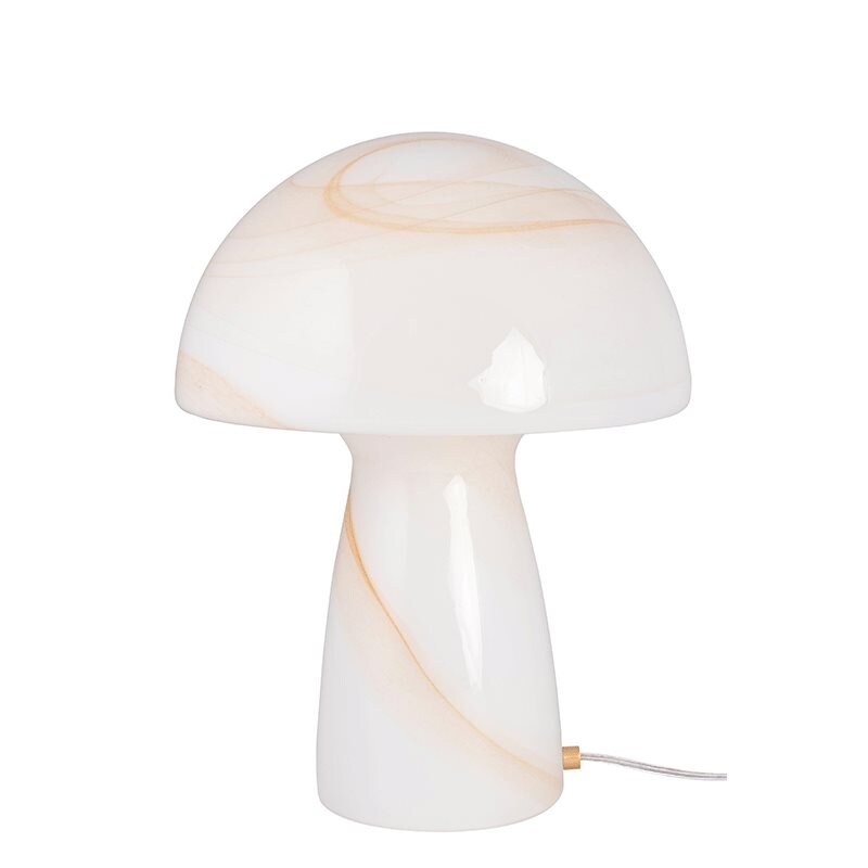 Fungo 30 swirl bordslampa beige