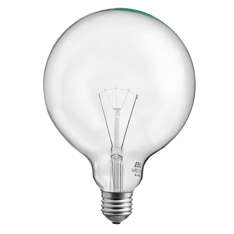 Glödlampa Glob 125mm 40W E27 Klar