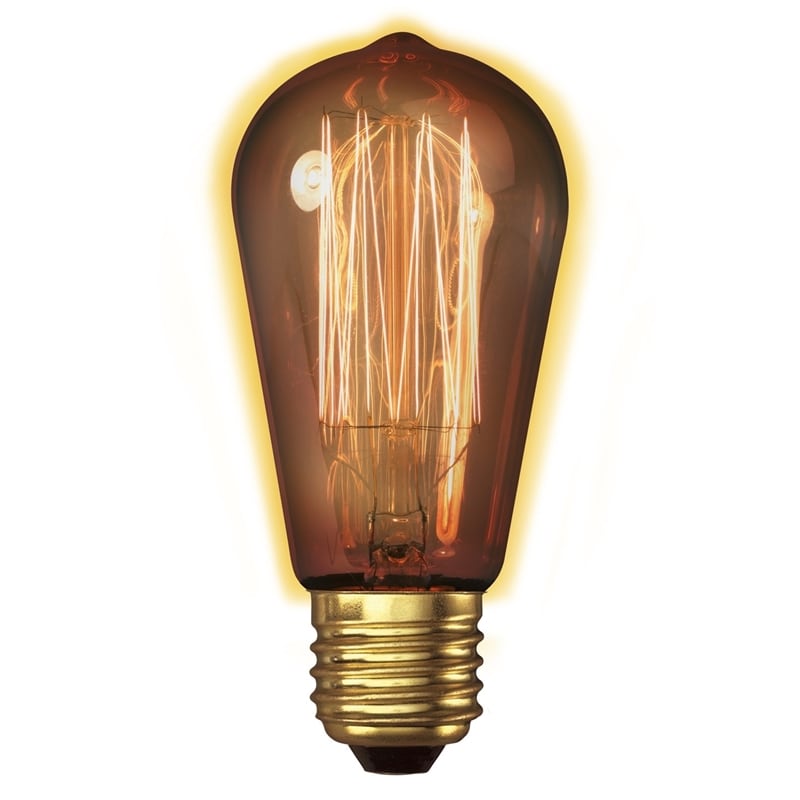 Glödlampa Rustic medium goldline 40W E27