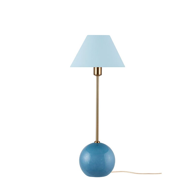 Iris 20 bordslampa duvblå