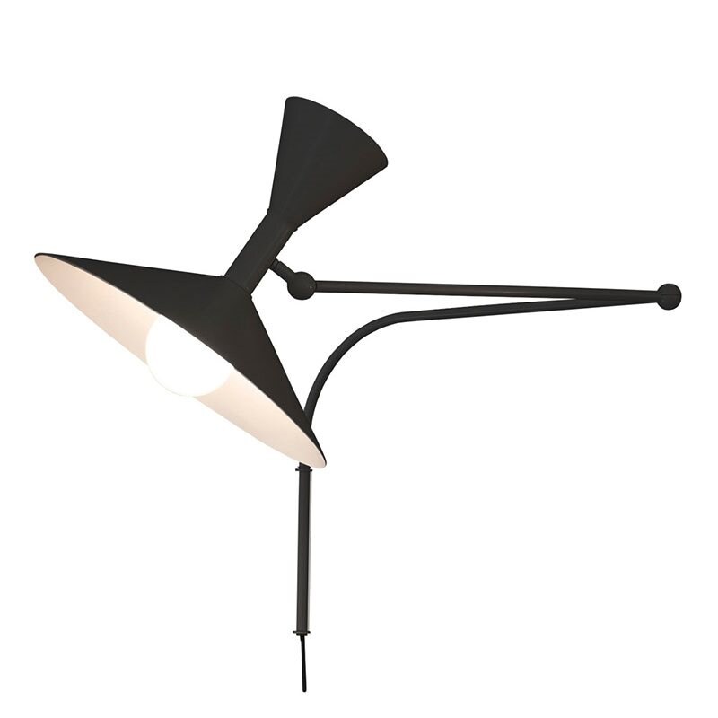 Lampe de Marseille vägglampa svart